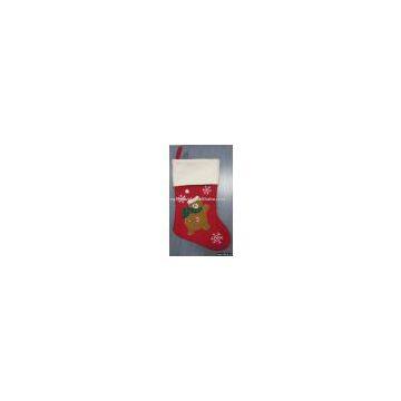 embroidered christmas stocking  09STM94C