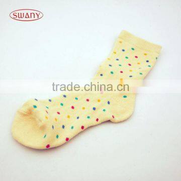 High precision hot-sale cotton socks with anti-slip dots