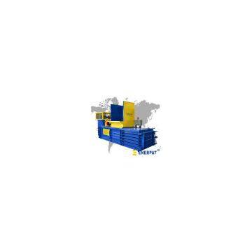 Horizontal soft plastic baler