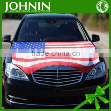 Sublimation printed EURO cup custom design car Engine hood cover country flags