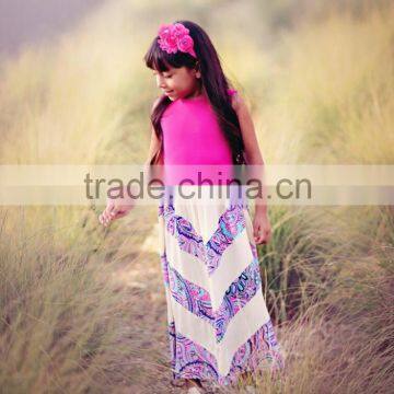 Mommy and Kids Clothing Sets White and Purple Long Dresses photo-3