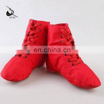 08B5J001 Dance Shoes Jazz Shoes Canvas Jazz Boots