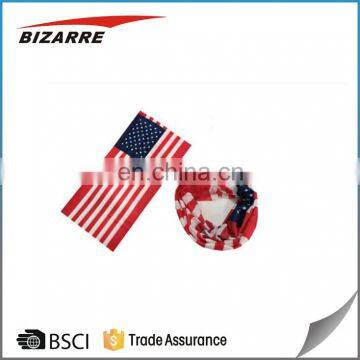 Fashion Style Flag Print Square Motorcycle Bandana