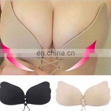 Push up Seamless fly Bra Adhesive Silicone Backless Wedding Bralette Strapless Invisible Women Underwear