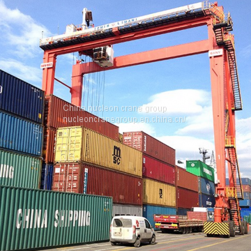 Rail Mounted Double Girder Container Gantry Crane photo-3
