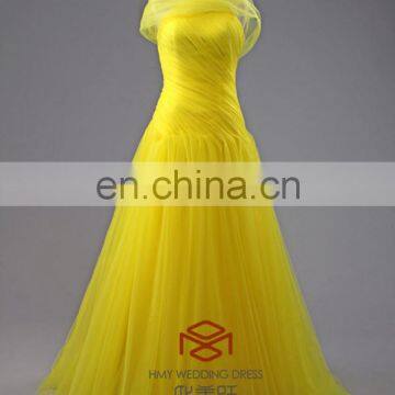 Kate Hudson Yellow Backless Prom Dress in How to Lose a Guy in 10 Days HMY-D529 Prom Free Dresses