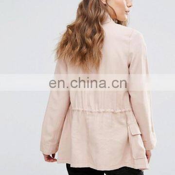 Wholesale Lady Overcoat Dust Jacket Women Long Duster Coat photo-3