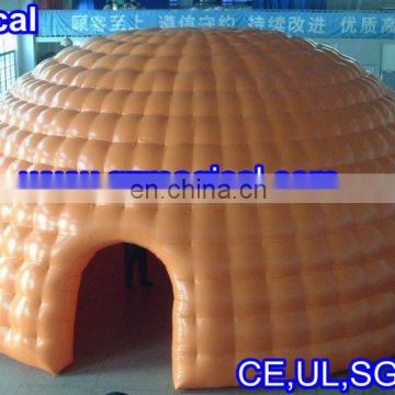 Outdoor large inflatable event igloo tent