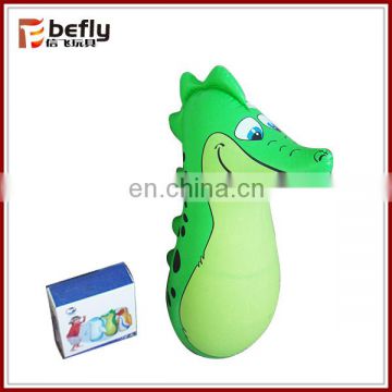 Inflatable crocodile pvc roly-poly toy