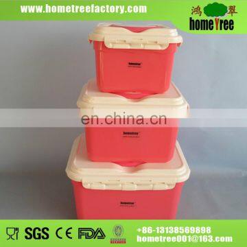 2015 new product plastic stackable storage bin 3pcs for set