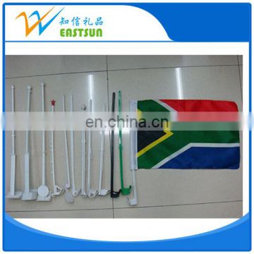 New promotion Cheap Plastic Flagpole Car Flags with Custom design