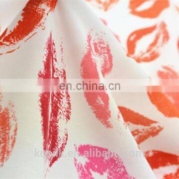 Digital Printing Lipstick Woven 100% Rayon Fabric/ Viscose Fabric/cotton Fabric photo-3