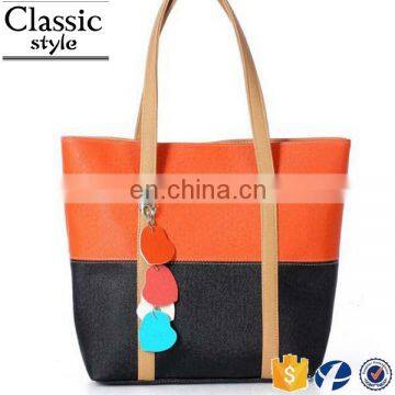 CR English Amazon Hot Selling Most Popular Ladies Cheap Bag High-capacity With Fringe Split Joint pu Leather Beautiful Hand Bag photo-2