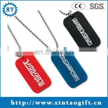 Wholesale price engraved brass dog tag in china