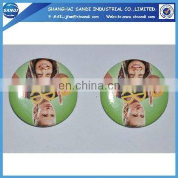 cheap logo printing button badge