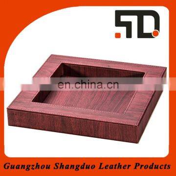 Household Sundries Classical Design Leather Cover Ashtray Maker photo-2