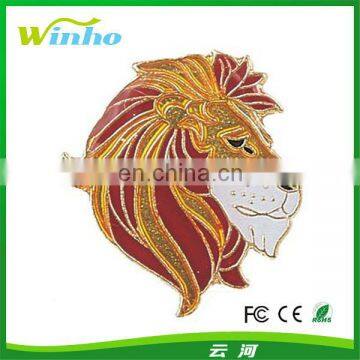 Winho custom metal lion pin