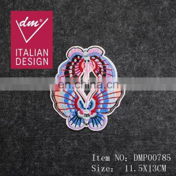 High quality embroidery patch 3D butterfly applique