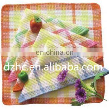 check cotton kitchen towel 1oo% cotton