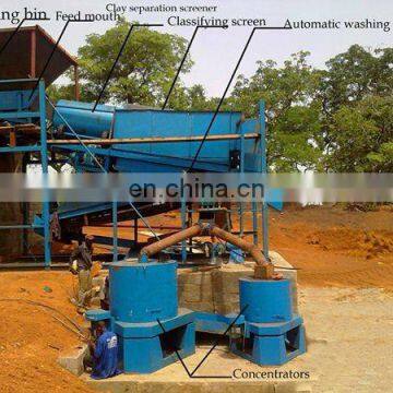 Gold Panning Dredge on Dry Land