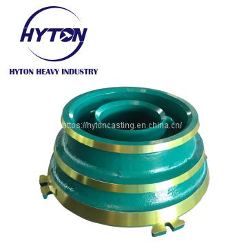 high manganese steel crusher wear parts concave mantle suit metso cone crusher gp300