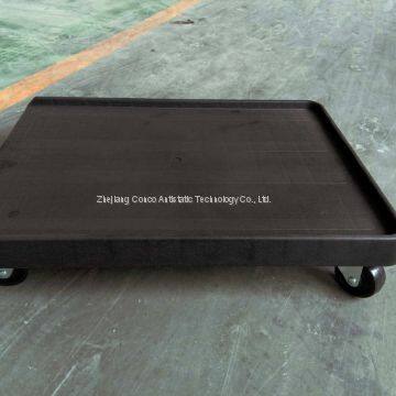 esd cart antistatic flat trolley plastic dolly