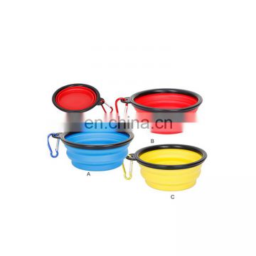 Pet T P R Travel Water Bowl And Foldable Food Bowl