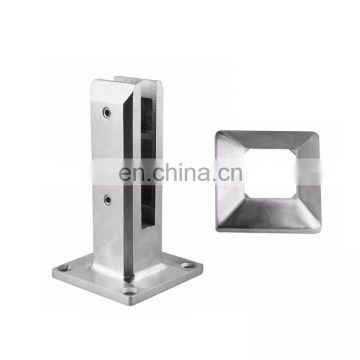 Top quality Frameless Stainless Steel Glass Spigot for Swimming pool Fence Titanium