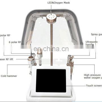 Многофункциональная высоконапорная водно-кислородная распылительная установка / Устройство для косметических процедур с использованием светотерапии PDT LED photo-3