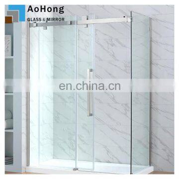 Tempered Glass Door in the Bathroom