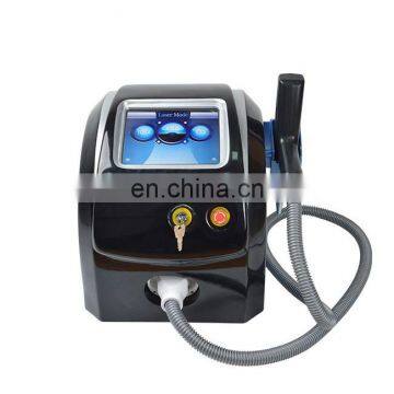 Portable Q-switch Nd Yag Laser  High Quality  eyeline removal Freckles removal Laser Tattoo Removal Machine