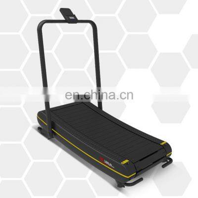 mini  walking treadmill machine  home fitness curved manual foldable treadmill non-motoried slim flat thin small treadmill 2019