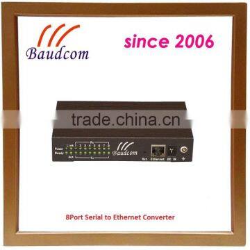 8RS232 RS485 RS422 Serial to Ethernet Converter