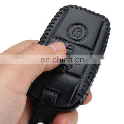 3 Button Leather Car Remote Key Case Cover Protector Holder For Kia KX3 KX5 K3S RIO Ceed Cerato Optima K5 Sportage Sorento photo-4