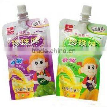 customer printed china made plastic spout pouch for beverage