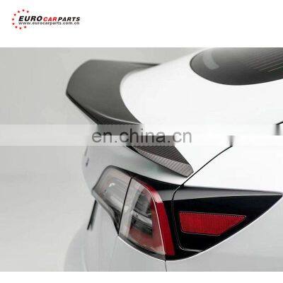Carbon! New for Model 3 Full Set Carbon Material Small Body Kit for TSL With Front Lip Side Skirt Rear Diffuser for Model3 photo-5