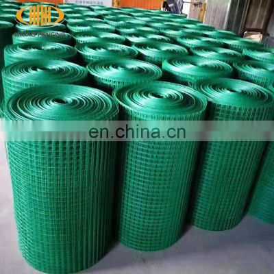 Ready to ship 1.2x18m 1/2 inch 1.0mm wire pvc coated wire mesh rolls welded