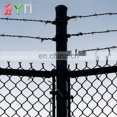 High security steel wire mesh chain link airport fence