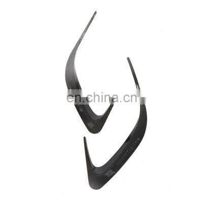 Carbon Fiber Rear Bumper Fins for Mercedes-Benz GLE-Class GLE 63 AMG Coupe 2015-2018 photo-2