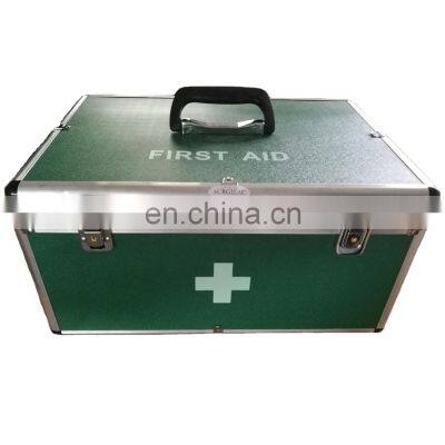 Hotsale Aluminum Green Emergency Cabinet Three Size First Aid Kit Box