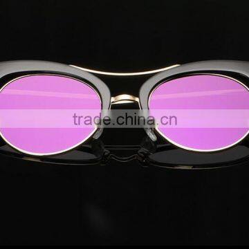 Wood Private Label OEM Custom Cat Eye Style Fashion Ladies Sunglasses photo-3