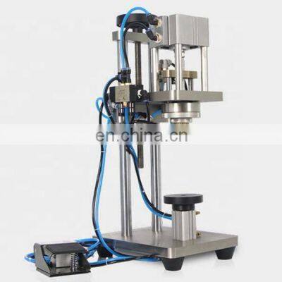 LTX-80 Pneumatic Perfume Capping Machine Cosmetics Bottle Capping Machine