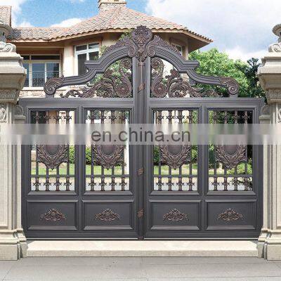 Villa Wrought Iron Main Doors Designs Electric Sliding Driveway Gates