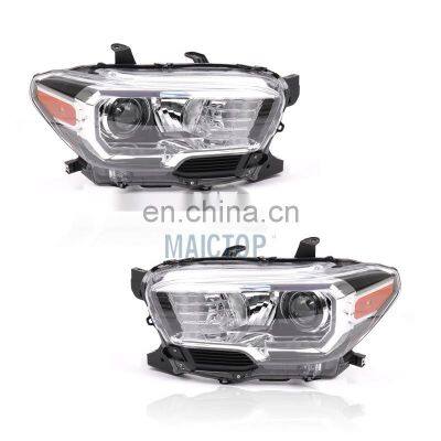 MAICTOP High Quality Car Led DRL Headlight Headlights for To-yota Tacoma 2016-2019 USA Head Lamp photo-2