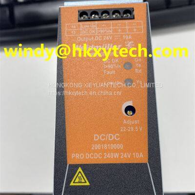 Weidmuller 2001810000 DC/DC converter PRO DCDC 240W 24V 10A With Good Price In Stock