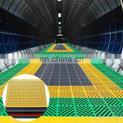 CH Assembly Solid Square Elastic Easy To Clean Anti-Slip Oil Resistant Non-Toxic Multi-Used 40*40*1.2cm Garage Floor Tiles photo-4