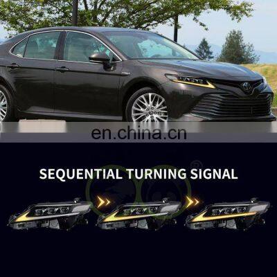 High Performance 2019 Camry LED Upgrade Modified Headlight Assembly Lighting Front Lamp for Toyota 2018 2019 2020