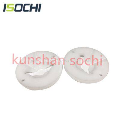 White Round Big Hole Pressure Foot for PCB Schmoll Machine