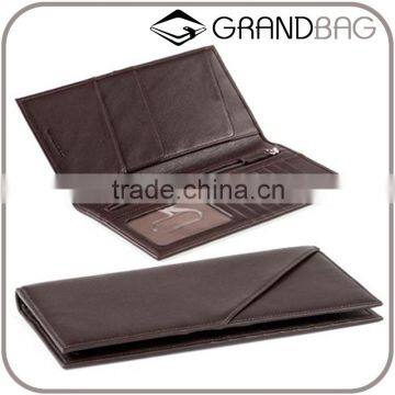 genuine leather RFID travel pocket organizer passport card holder wallet with bill pocket                        
                                                Quality Choice
