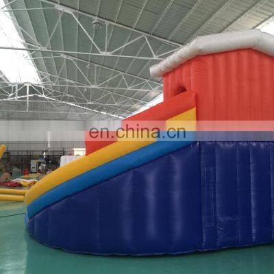 Outdoor Children Inflatable Castle Bouncer Water Slide Combo With Pool photo-3